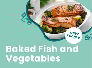 Baked fish and vegetables blog