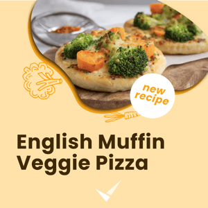 English Muffin Veggie Pizza-31
