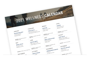 2021 Wellness Calendar