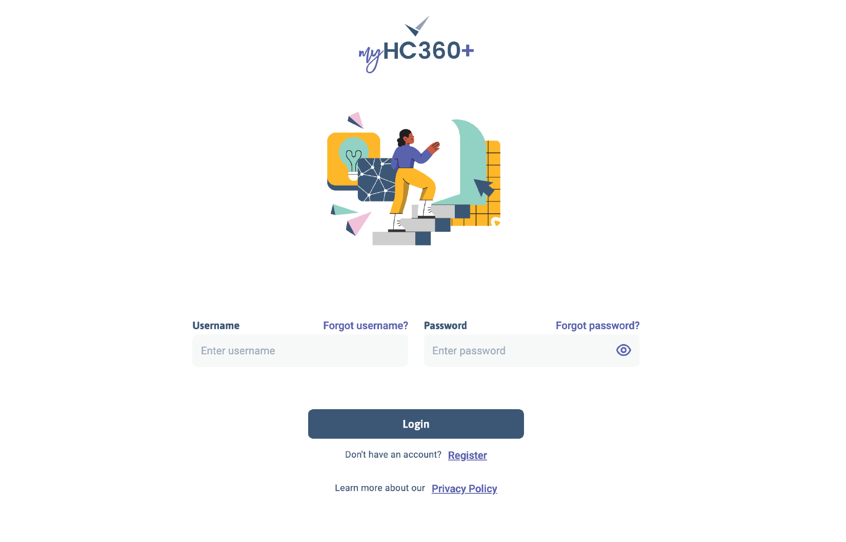 myHC360+ and myHealthCheck360 Log-in Page-01