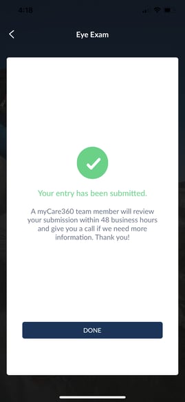 Submitting Documentation for Eye Exam Part 3