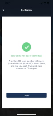 Submitting Documentation for Medication Part 3