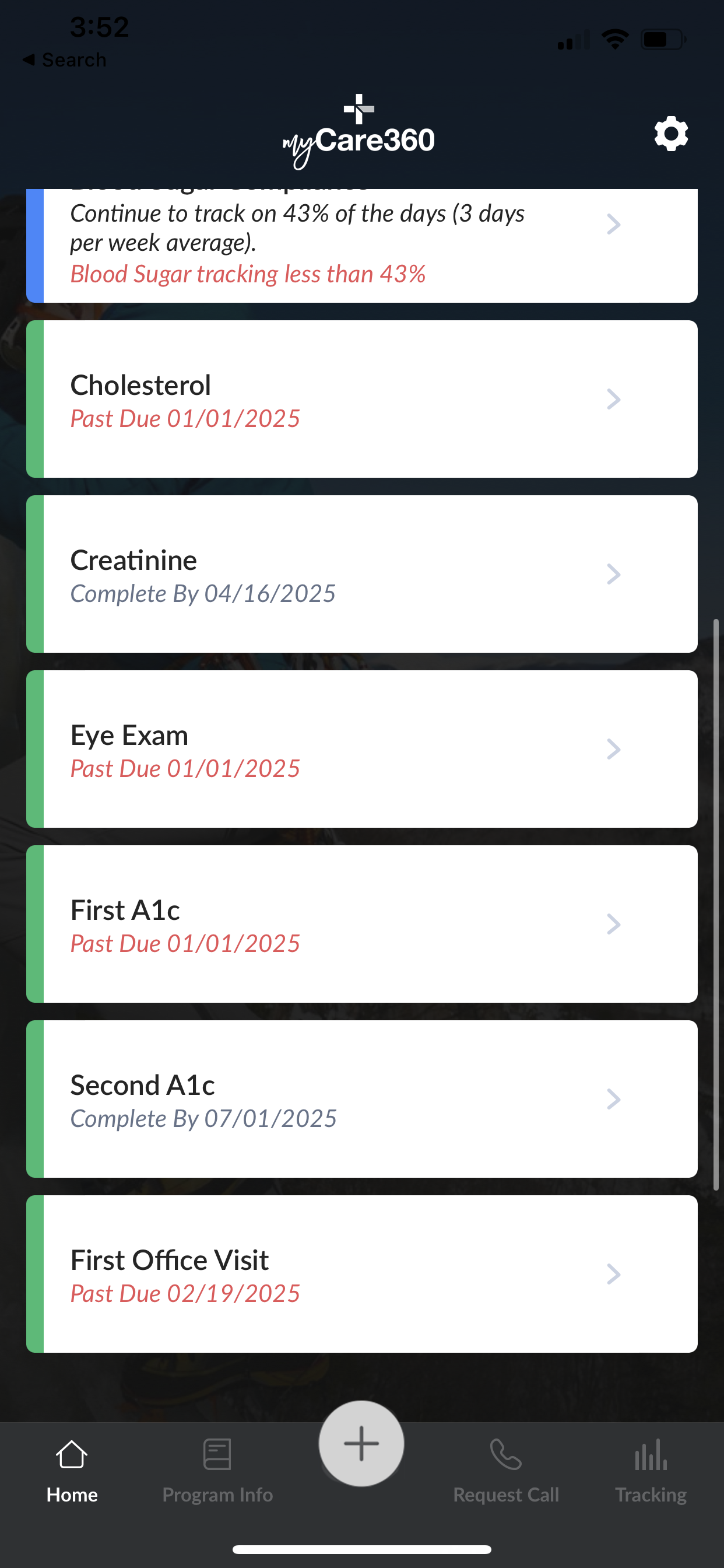 How to upload documentation to the myCare360 app?