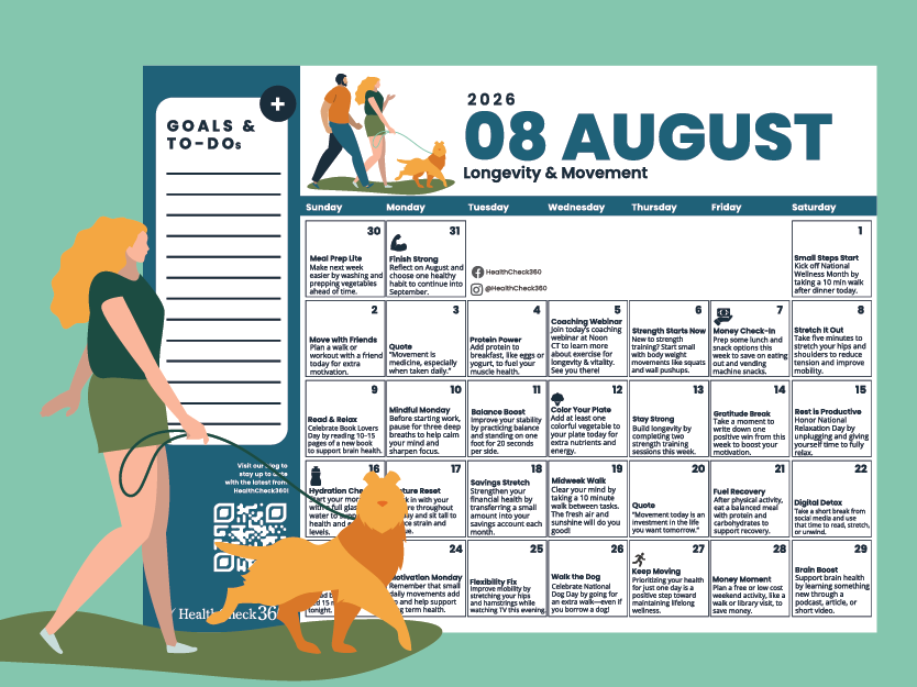 Free Resource: August 2026 Well-Being Calendar