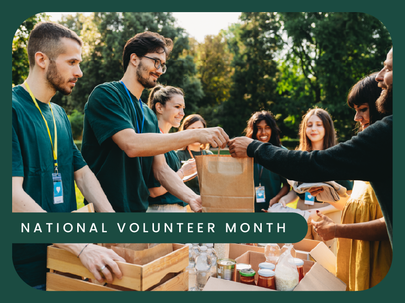 April is National Volunteer Month!