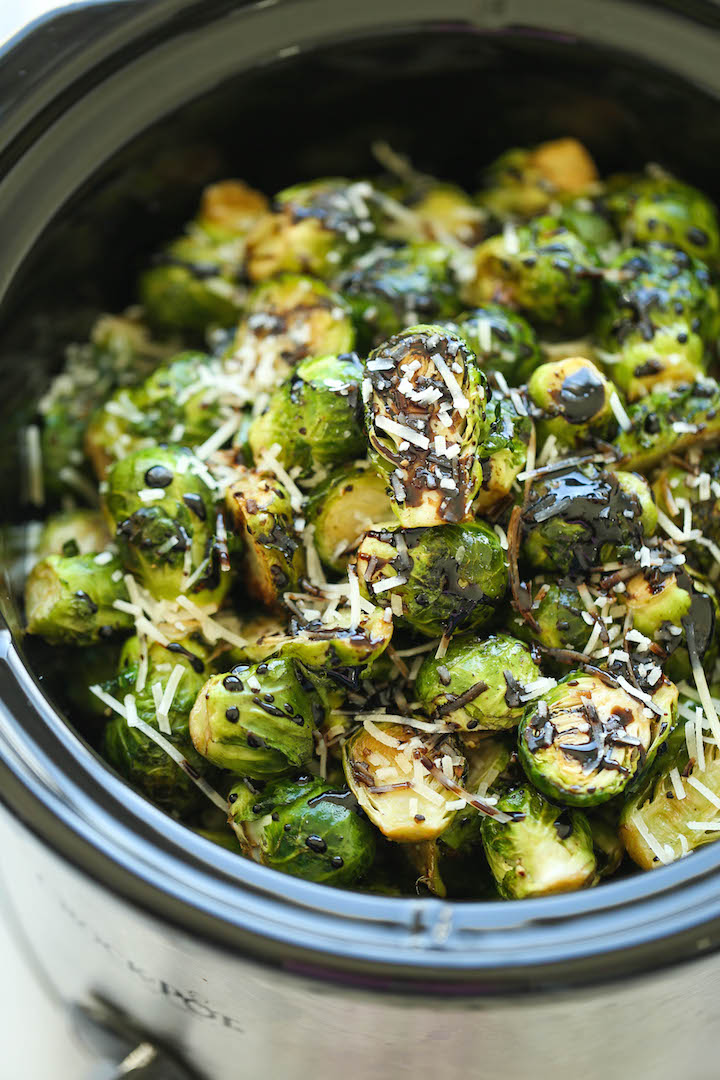 Brussels Sprouts with Mushroom Sauce